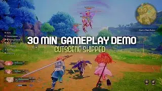Visions of Mana DEMO FULL GAMEPLAY 30 Minutes - Cutscene Skipped - No Commentary