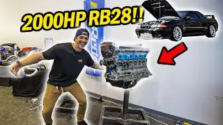 Revealing MY 2000HP RB28 GTR ENGINE! | Full GReddy Built R32 Skyline GTR RB26