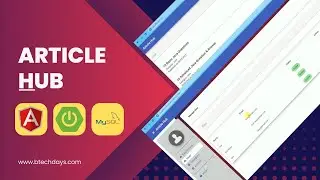 Article Hub (Angular, Spring Boot - Java, MySQL Database, JWT Token)