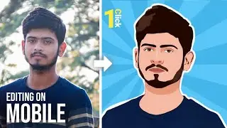 Vector art photo editing | photo editing on mobile