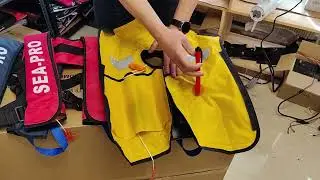 Автоматический спасательный жилет Sea Pro новые цвета в наличии и краткий обзор.