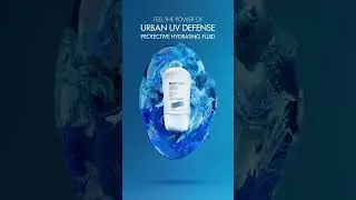 Urban UV Defense apsauginis drėkinamasis veido fluidas su SPF 50+