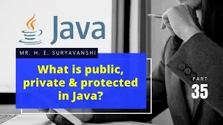 What is public, private and protected in java? (35) || #Java Programming
