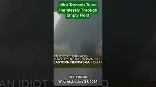 Getting the tornado story before The Onion #shorts