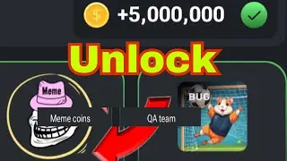 How to unlock meme coins & QA Team on Hamster Kombat…daily combo