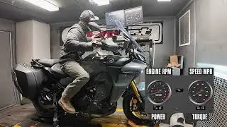 2024 Yamaha Tracer 9 GT+ Dyno Test