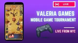 Valeria Games: 32 player IRL tournament for our *UPCOMING* game!
