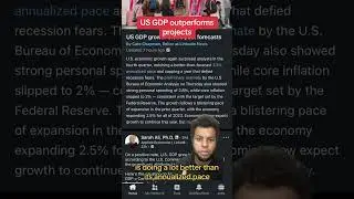 US GDP growth outperforms projections 