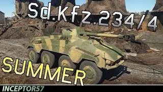 War Thunder Gameplay | OPERATION S.U.M.M.E.R. TANK #1 - SD.KFZ.234/4 OVERVIEW