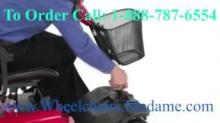 3-Wheel Scooter: Handicap Mobility Chair for Elderly