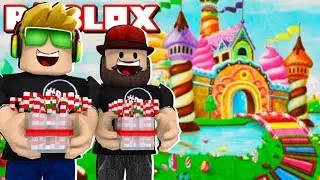 WE OWN CANDY FACTORY!!! ROBLOX 2 PLAYER CANDY FACTORY TYCOON