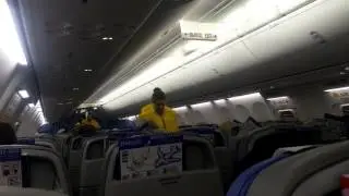 Belavia Airline in flight safety video English and русский