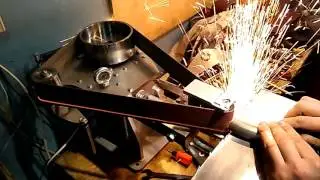 Торцевание трубы гриндером гч-12