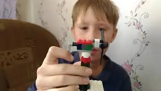 LEGO самоделка механический вентилятор.
