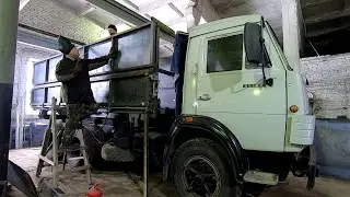 Изготовление кузова на КамАЗ (18 часть) борта готовы!