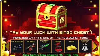 Pixel gun world 50k on Bingo Chest
