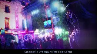 Cyberpunk Motion-Comic Concept Art and Music: Chinatown 02