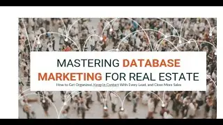 Database marketing for Real Estate
