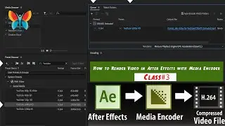 How To Render / Export Files / Video with Default and Media Encoder.| After Effects Tutorial # 3