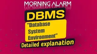 DBMS  environment |hardware and software| MA
