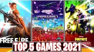 TOP 5 Most Popular Games On YouTube 2021