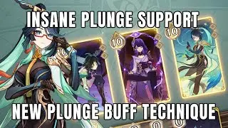 Xianyun Is An Amazing Plunge Support With Her New Technique! | Genshin TCG
