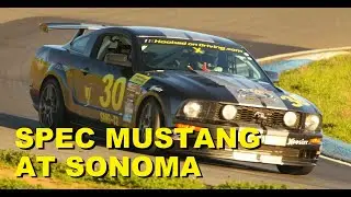 Sampling a Spec Mustang at Sonoma Raceway