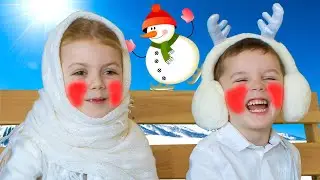 Мила и Давид зимние виды спорта и зимние развлечения
