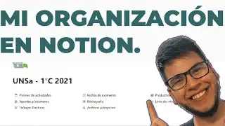 🖥️Notion Tour: ¿Cómo me organizo para la universidad? estudiante de ingeniería 📚 2021✨