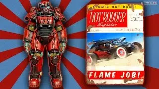 Fallout 4 как покрасить силовую броню (пламя)