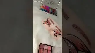 Butterfly eye makeup 🦋💗.