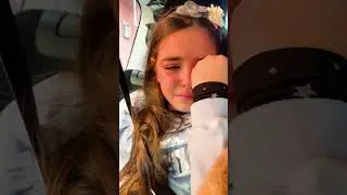 Giulia piange perché deve andare via per sempre dalla nuova casa della nonna! 