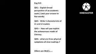 Eng 515 Current Midterm Paper 2022 / Eng 515 Midterm Spring 2022