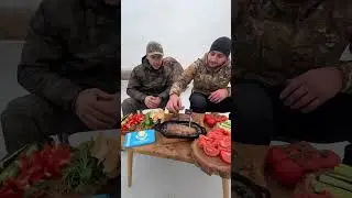 Ночная рыбалка на карпа  приготовили сочные стейки