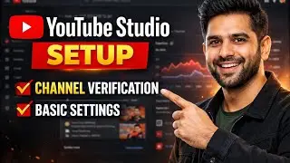 YouTube Studio Tutorial: Basic Settings + Channel Verification Explained 🎛️ ! 