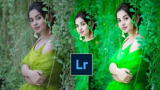 Nature Green Tone Effect Lightroom Photo Editing //Preset Download Free Lightroom New Photo Editing