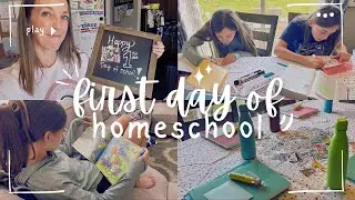 FIRST DAY OF HOMESCHOOL 2024-2025 | Homeschool Day in the Life