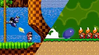 If Mario and Sonic switched places