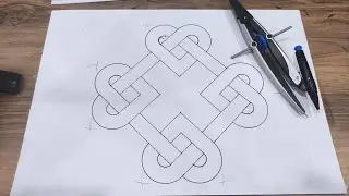 Celtic Heart Knot - Geometry Art
