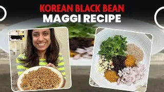 KOREAN Black Bean Sauce MAGGI 🔥 🔥 | 30 Days Maggi Challenge - Day 12 | So Saute