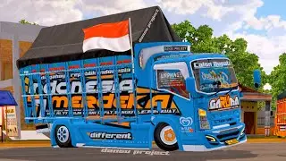Spesial Hut Ri 77 Livery INDONESIA MERDEKA 🇮🇩 Mod Truck Nmr Zahra Budesign