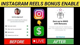How To Enable Instagram Reels Bonus | Instagram Reels Bonus Kaise Milega | Instagram Reels Bonus