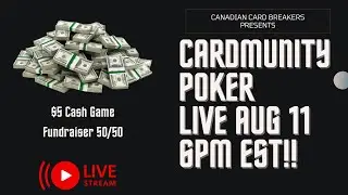 $5 Cash Fundraiser Poker Night!!!