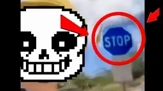 SANS find BLUE STOP sign