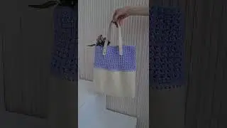 Шикарная Сумка-шоппер. Вязание крючком.