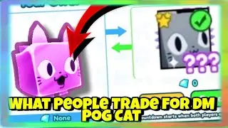 What People TRADE For DARK MATTER POG CAT! | Pet Simulator X