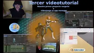 Videotutorial nº 3. Our first verge3d scene and project to the App Manager