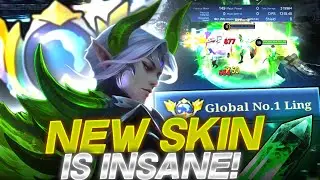 NEW COLORFUL LING SKIN SHOWCASE 💚 | Global #1 Ling Gameplay - MLBB