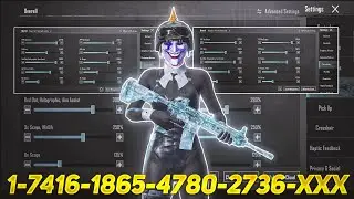 New Update 3.6⚡Best Sensitivity Code + Control Settings Pubg Mobile/Bgmi Sensitivity 2025