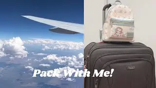Pack With Me for a Vacation ✈️ Random Tips for the Flight ✨